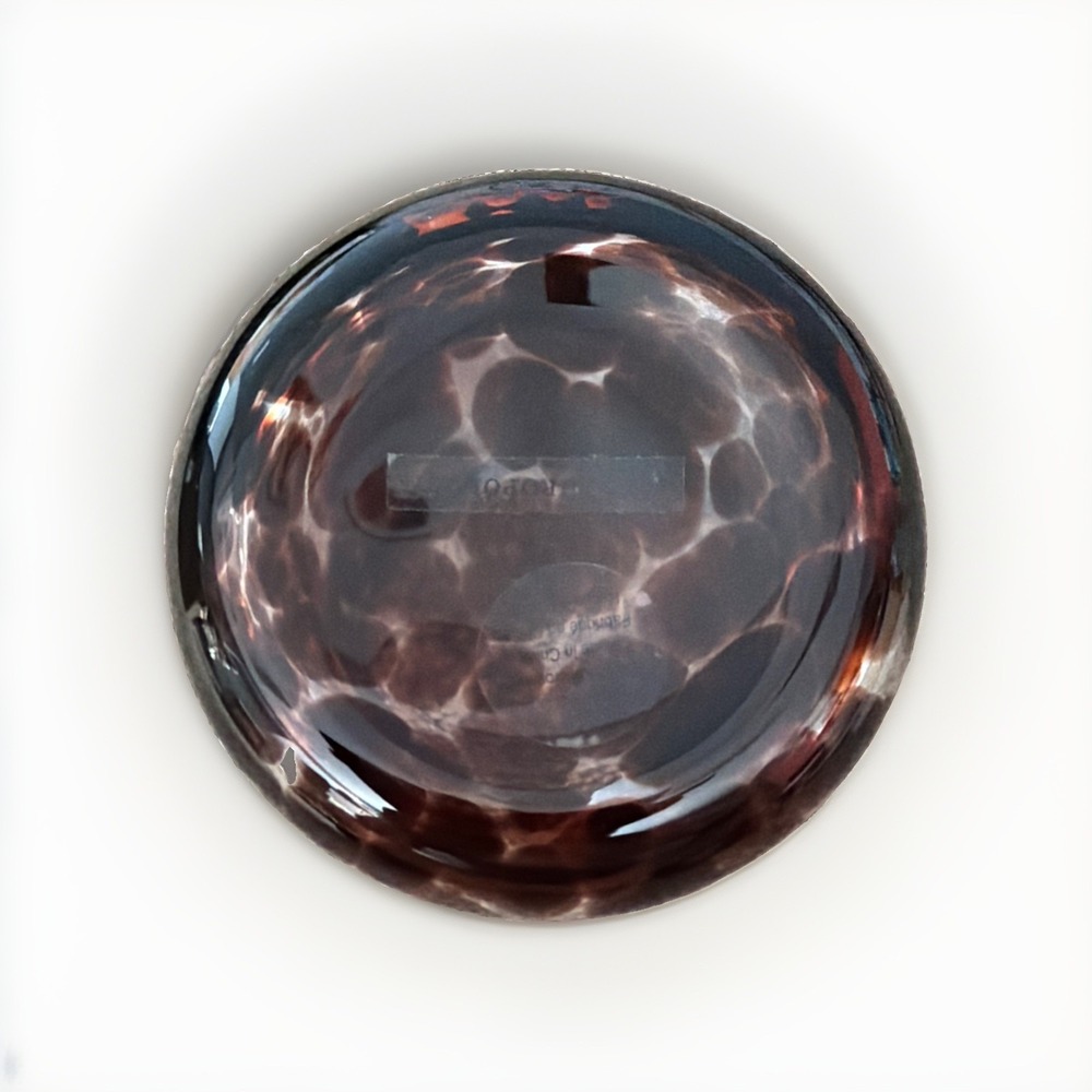 Anthropologie Halloween Mystic Icon Juice Glass Boo Black Orange 17 Oz New - Picture 4 of 4